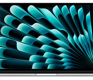 Apple MacBook Air MRXQ3 M3 8-Core Chip 8GB RAM 256GB SSD 13.6" Liquid Retina IPS LED Display  8-Core GPU Touch ID Silver (1 Year International Warranty)