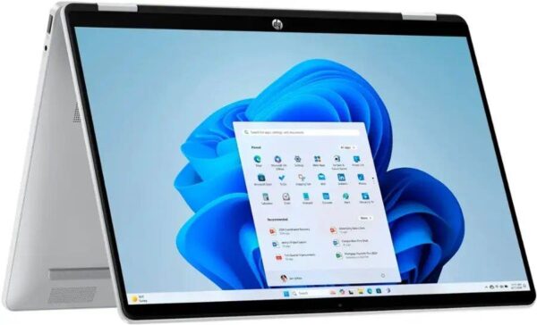 Brand New ! HP OmniBook 5 Flip 14-FP0013DX x360 Premium Copilot AI Business Laptop - Intel Core 5 120U, 8GB DDR5 Ram, 512GB SSD, 14 Inches 2K (1920 x 1200),Touch Screen X360, Wifi 6, Backlit Keyboard, Windows 11 Home (Glacier Silver) ( 1 Year International Warranty ) ( on order )