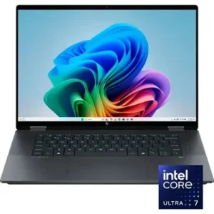 Brand New! HP OmniBook X Flip 16-AS0023DX Intel Core Ultra 7 256V 16GB RAM 1TB SSD 16" 2K Touchscreen x360 Display Backlit KB Win11 Eclipse Gray (1 Year International Warranty)