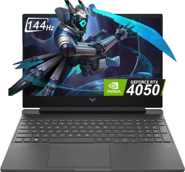 Brand New! HP Victus 15-FA2701WM Intel Core i5-13420H 13th Gen 16GB RAM 512GB SSD NVIDIA RTX 4050 6GB Graphics Card Backlit Keyboard Win11 Mica Silver 15.6" FHD IPS 144Hz (1 Year International Warranty)
