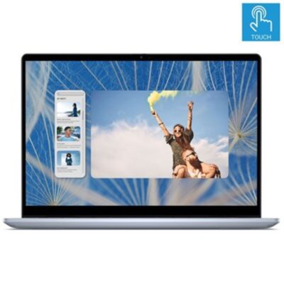 Dell Inspiron 14 7440 2-in-1 Laptop | Intel Core 5-120U | 8GB DDR5 | 512GB SSD | Touchscreen FHD | Fingerprint | Backlit KB | Windows 11 | Ice Blue | 1 Year International Warranty