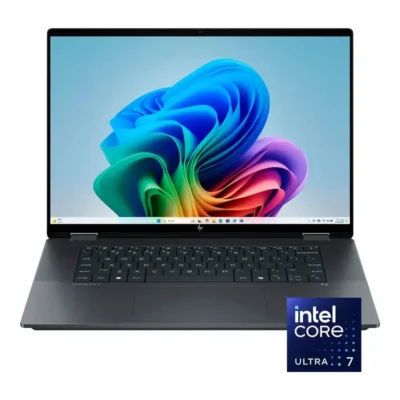 HP OmniBook X Flip 16T-AS000 | Intel Core Ultra 7 256V | 16GB RAM 512GB SSD | 16" 2K OLED Touchscreen x360 Laptop | Pen Included | Eclipse Gray | Windows 11 | International Warranty